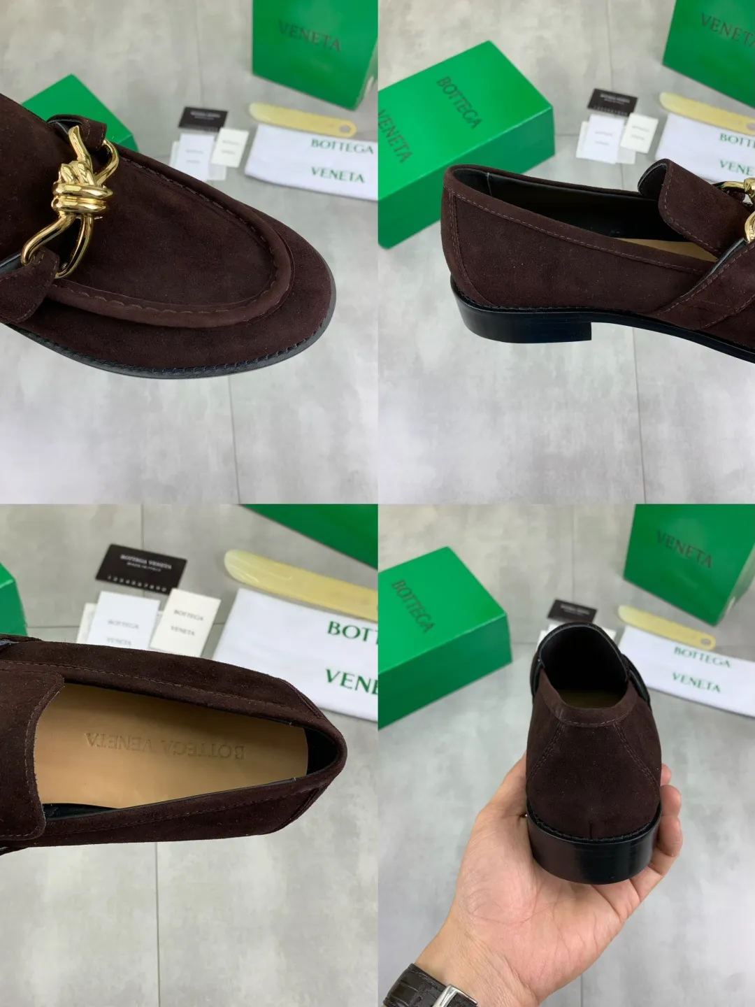 Men's shoes 💰P820 [New model] (genuine leather outsole) water-dyed cow lining 💰High-quality business couple leather shoes 💎💎💎 BOTTEGA VENETA official website synchronizes the latest top version of BV in the market, accept material comparison, shoe type comparison, process comparison, practical and textured, versatile and suitable for any occasion, the more you look at it, the more flavorful it becomes. Purely hand-knitted craftsmanship - Upper material, calfskin imported from Italy 🇮🇹 - High-quality water-dyed cowhide lining - Original private model customized leather outsole -Size: Female 35-39 (40 ordered) Male 39-44 (38 45 can be customized) Color: Multiple colors available